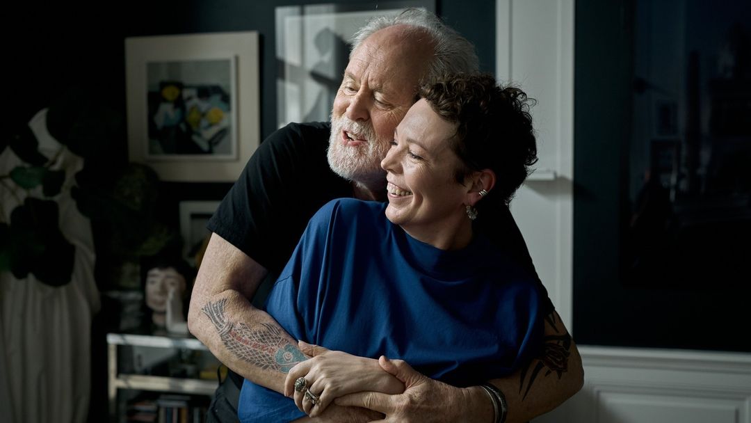 Olivia Colman and John Lithgow in the Netherlands for the filming of JIMPA